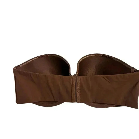 Cacique chocolate brown boost multi way strapless bra size 44E (DD) - Picture 3 of 13